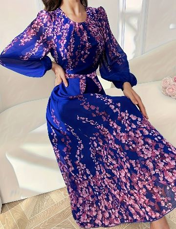 Rochie lunga SHEIN, albastru