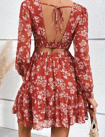 Rochie scurta SHEIN, rosu Rosu
