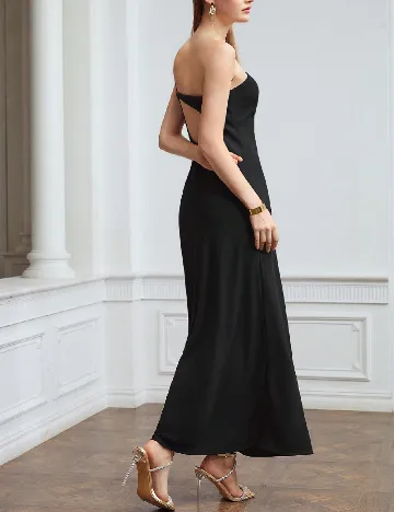 Rochie lunga MOTF, negru Negru