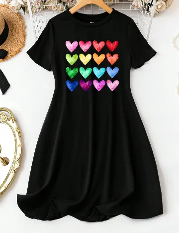 Rochie scurta SHEIN, negru Negru