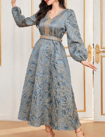 Rochie lunga SHEIN, albastru