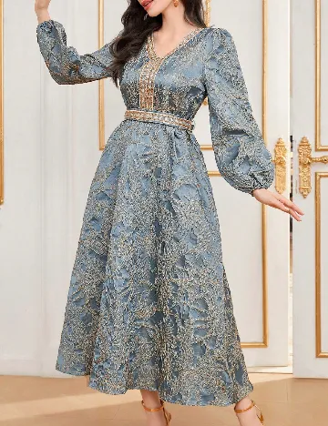 Rochie lunga SHEIN, albastru Albastru