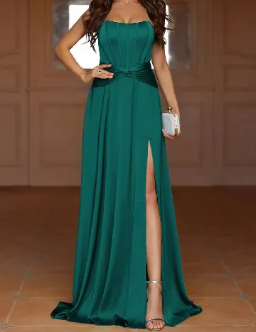 Rochie lunga SHEIN, verde Verde
