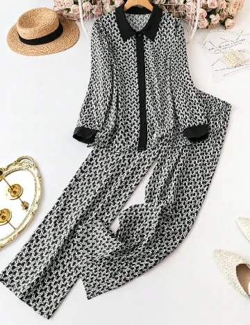 Compleu SHEIN CURVE, negru Negru