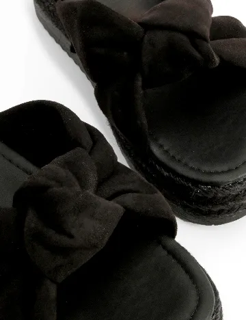 Slapi Boohoo, negru Negru