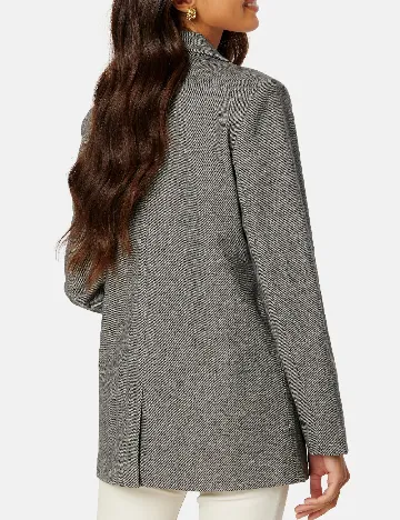 Sacou Oversize Pieces, gri Gri