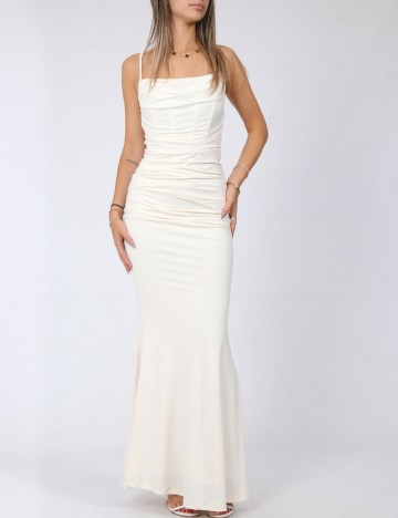 Rochie lunga SHEIN, ecru