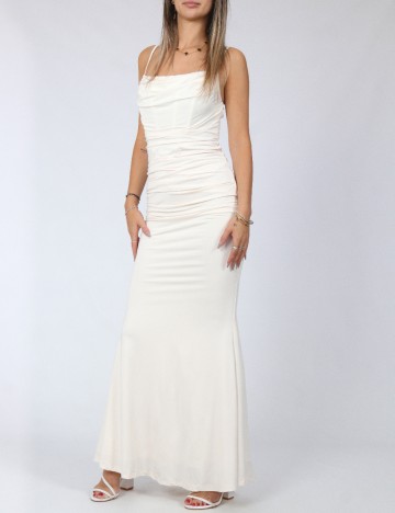 Rochie lunga SHEIN, ecru