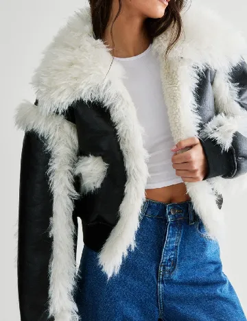 Jacheta Nasty Gal, negru Negru