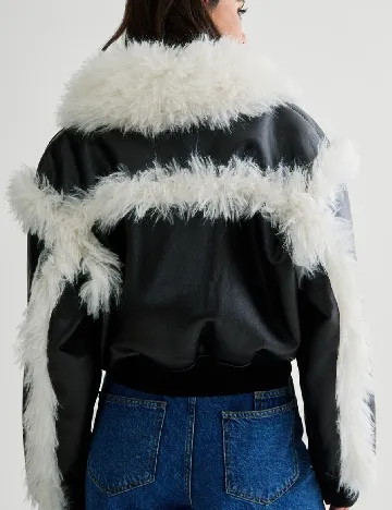 Jacheta Nasty Gal, negru Negru