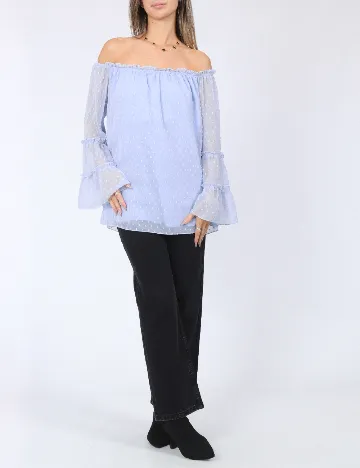 Bluza SHEIN, albastru Albastru