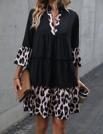 Rochie scurta SHEIN, negru Negru