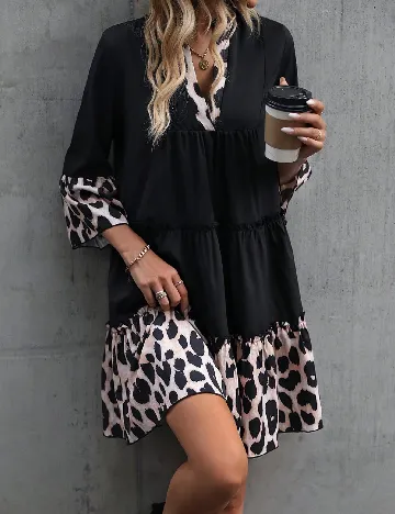Rochie scurta SHEIN, negru Negru