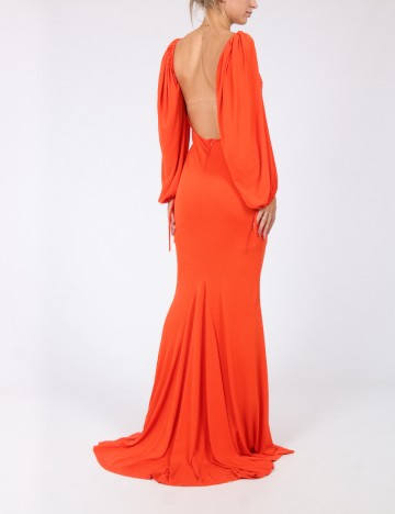 Rochie lunga Love&Lemonade, portocaliu