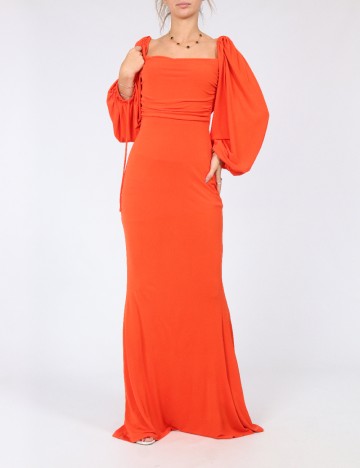 Rochie lunga Love&Lemonade, portocaliu