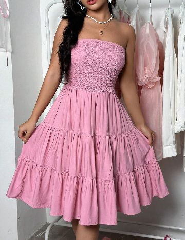 Rochie medie SHEIN, roz