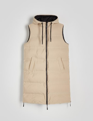 Vesta reversibila Reserved, negru/crem