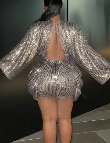 Salopeta SHEIN CURVE, gri Gri