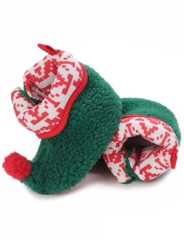 Papuci de Casa Shein Kids, verde
