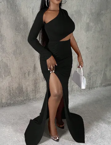 Rochie lunga SHEIN, negru Negru