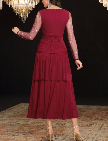 Rochie lunga SHEIN, rosu
