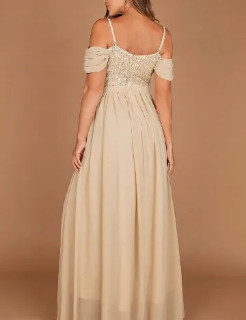 Rochie lunga SHEIN, crem Crem