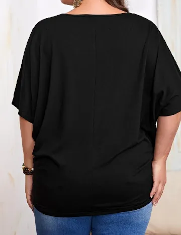 Bluza Emery Rose Curve, negru Negru
