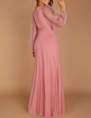 Rochie lunga SHEIN, roz Rosu