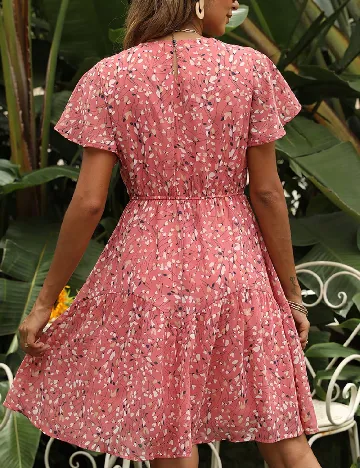 Rochie scurta SHEIN, roz Roz
