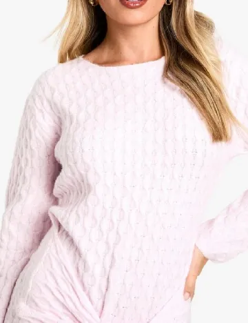 Rochie scurta Boohoo, roz Roz