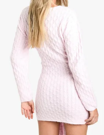 Rochie scurta Boohoo, roz Roz