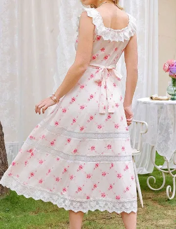 Rochie medie SHEIN, ecru Alb