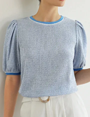 Tricou SHEIN, albastru Albastru