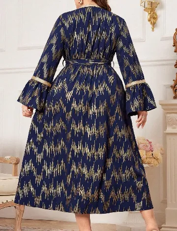 Rochie lunga SHEIN CURVE, bleumarin Albastru