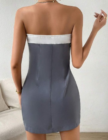 Rochie scurta SHEIN, gri