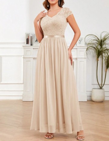Rochie lunga SHEIN, bej