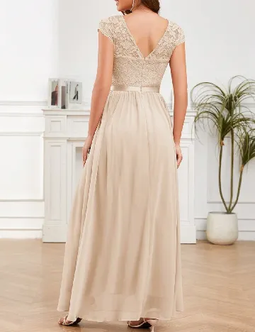 Rochie lunga SHEIN, bej Crem