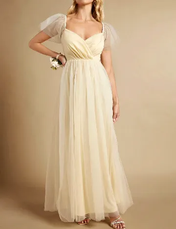 Rochie lunga SHEIN, galben deschis Galben