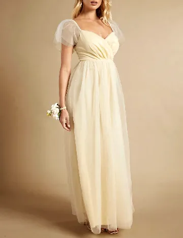 Rochie lunga SHEIN, galben deschis Galben