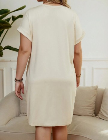 Rochie scurta SHEIN CURVE, bej
