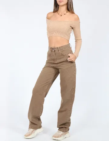 Top SHEIN, crem Crem