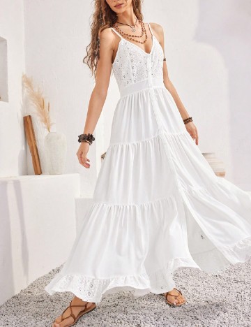 Rochie lunga SHEIN, alb