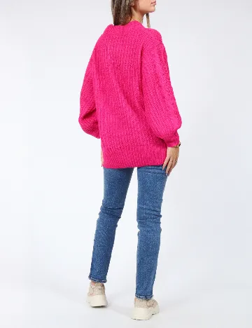 Pulover Oversize Brave Soul, roz Roz