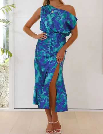 Rochie lunga SHEIN, albastru Albastru