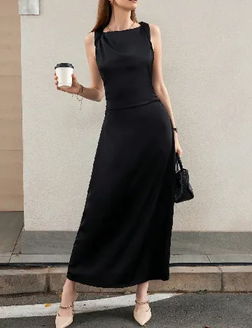 Rochie lunga SHEIN, negru Negru