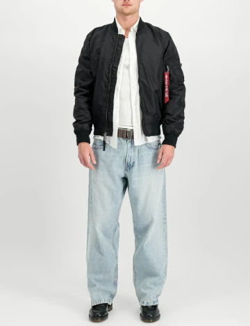 Jacheta ALPHA INDUSTRIES, negru Negru
