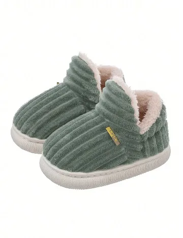 Papuci de Casa Shein Kids, verde Verde
