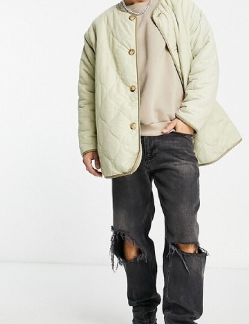 Geaca reversibila ASOS, verde