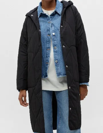 Geaca Pull&Bear, negru Negru