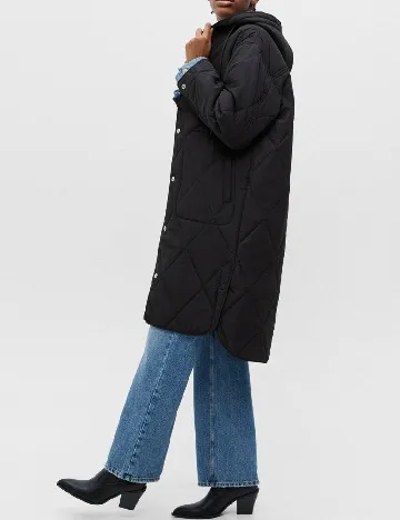 Geaca Pull&Bear, negru Negru